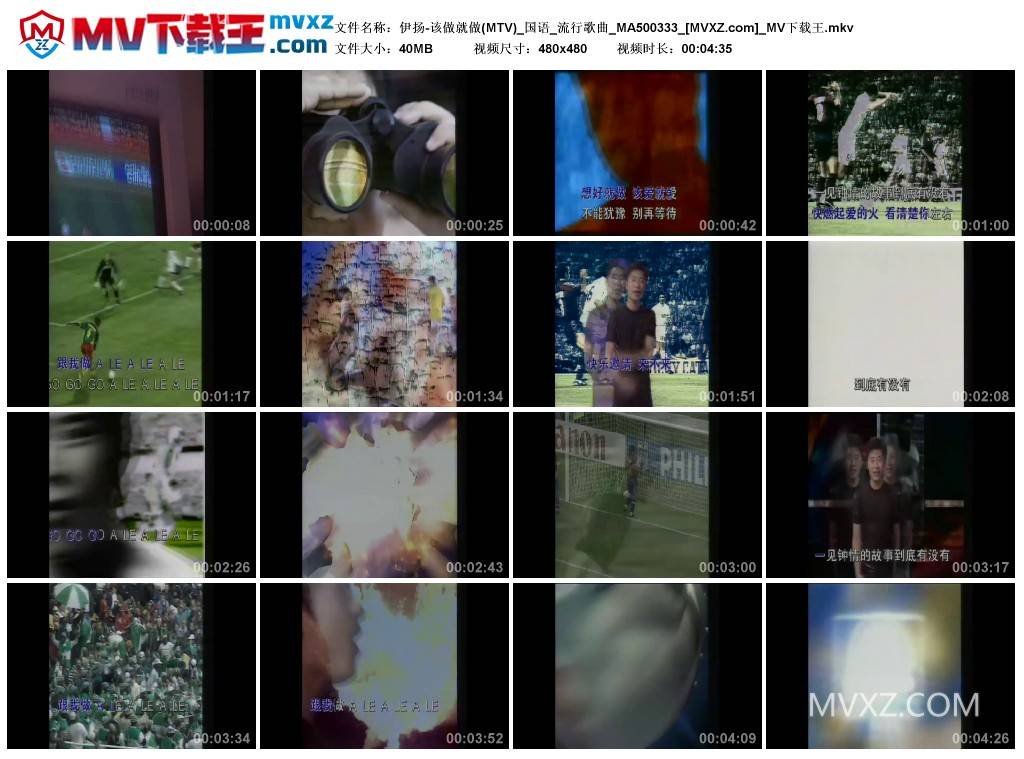 伊扬-该做就做(MTV)_国语_流行歌曲_MA500333